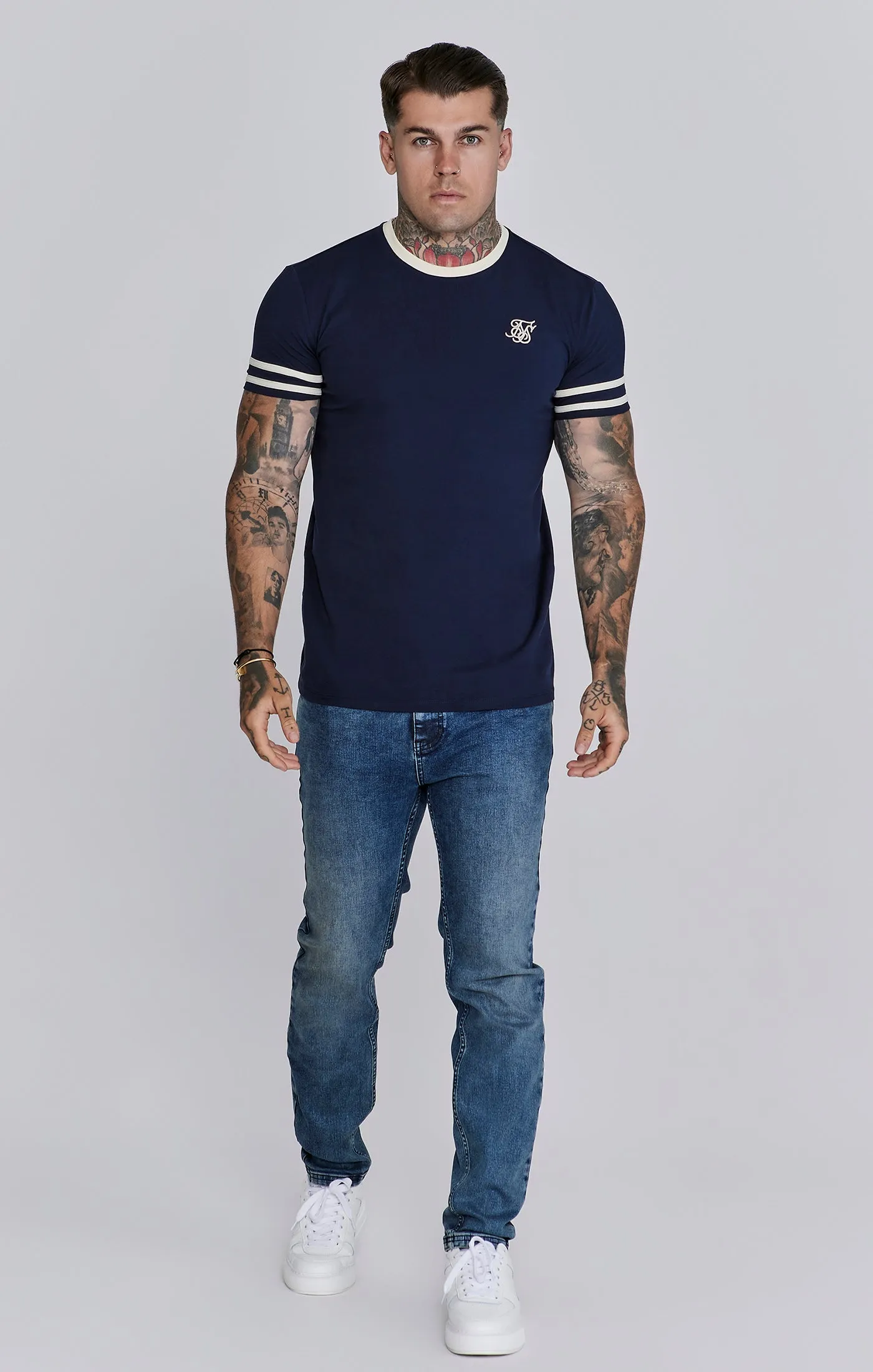 Navy Tournament T-Shirt sold by Siksilk product image thumbnail 2