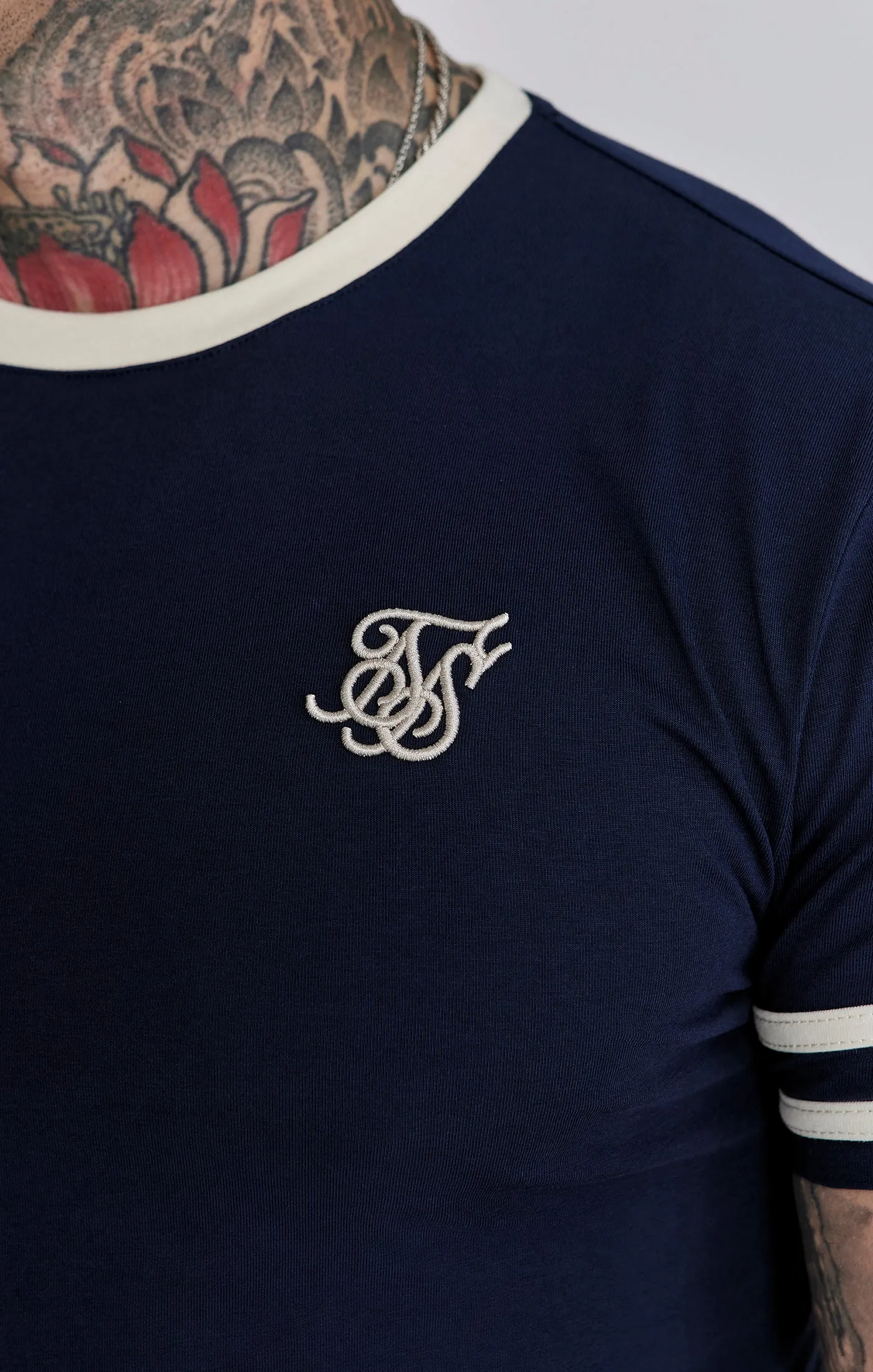Navy Tournament T-Shirt sold by Siksilk product image thumbnail 3