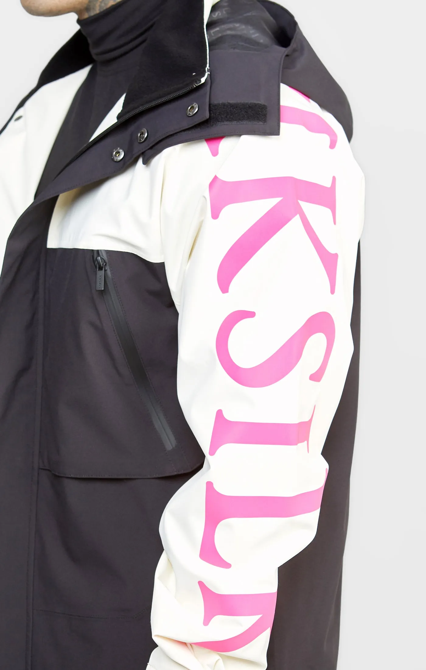 Ecru Technical Jacket sold by Siksilk product image thumbnail 2