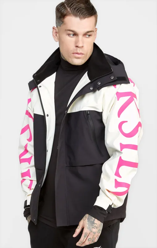 Ecru Technical Jacket sold by Siksilk
