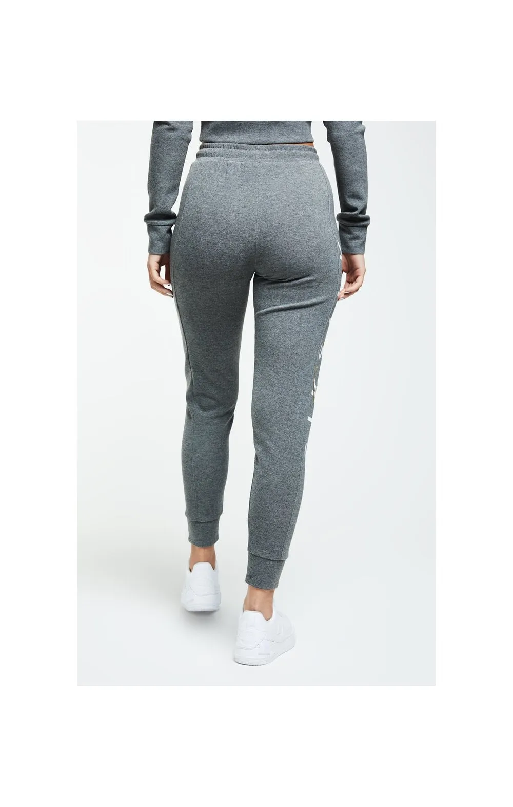 SikSilk Colour Signature Track Pants - Dark Grey Marl sold by Siksilk product image thumbnail 5