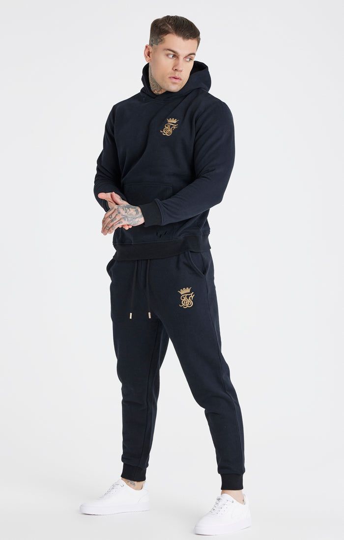 Messi x SikSilk Black Fleece Overhead Hoodie sold by Siksilk product image thumbnail 5