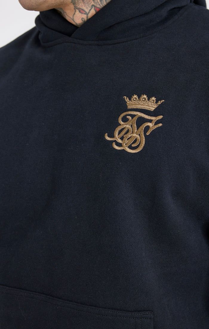 Messi x SikSilk Black Fleece Overhead Hoodie sold by Siksilk product image thumbnail 2