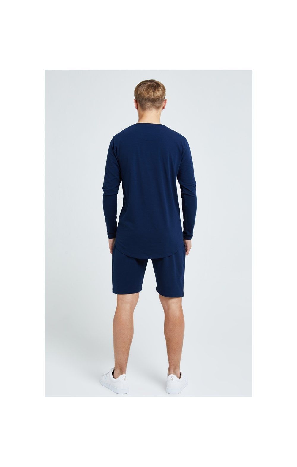 Boys Illusive Navy Essentials Long Sleeve T-Shirt sold by Siksilk product image thumbnail 6