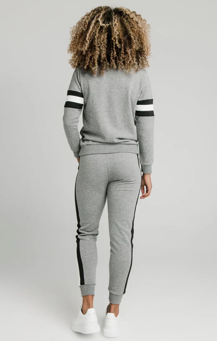 SikSilk Luxe Track Top - Grey Marl sold by Siksilk product image thumbnail 5