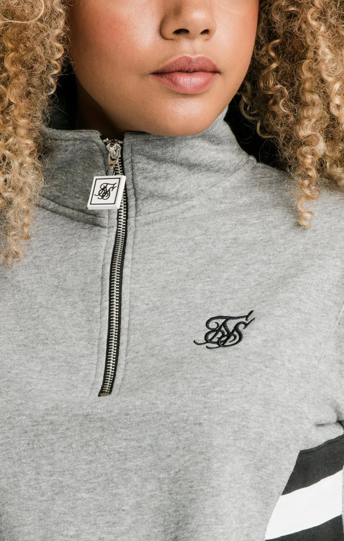 SikSilk Luxe Track Top - Grey Marl sold by Siksilk product image thumbnail 2