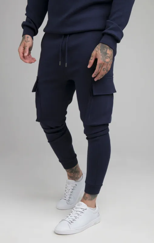 Navy Cargo Pant sold by Siksilk