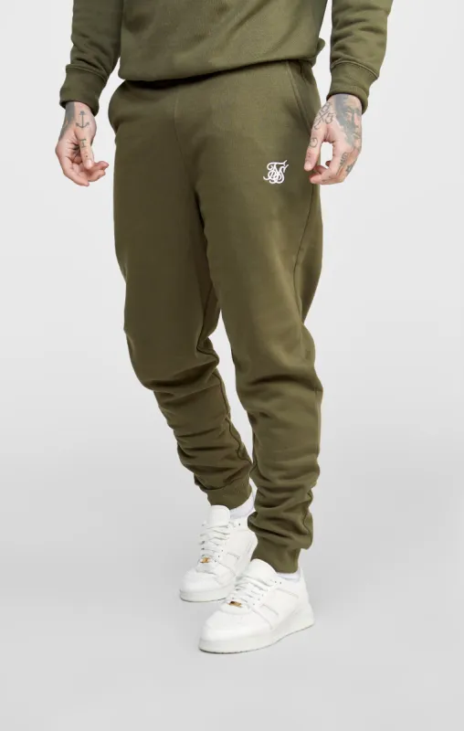 Khaki Essential Cuffed Jogger sold by Siksilk