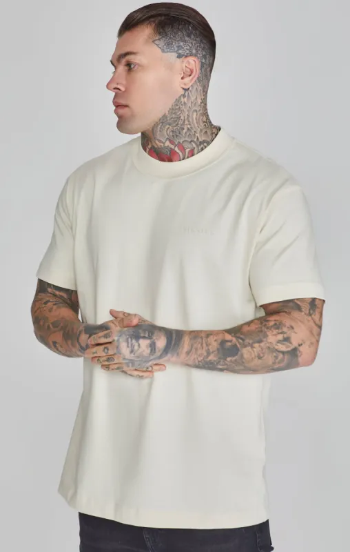 Beige Oversized T-Shirt sold by Siksilk