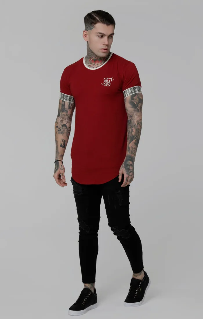 SikSilk Runner Cuff Gym Tee - Red sold by Siksilk product image thumbnail 5