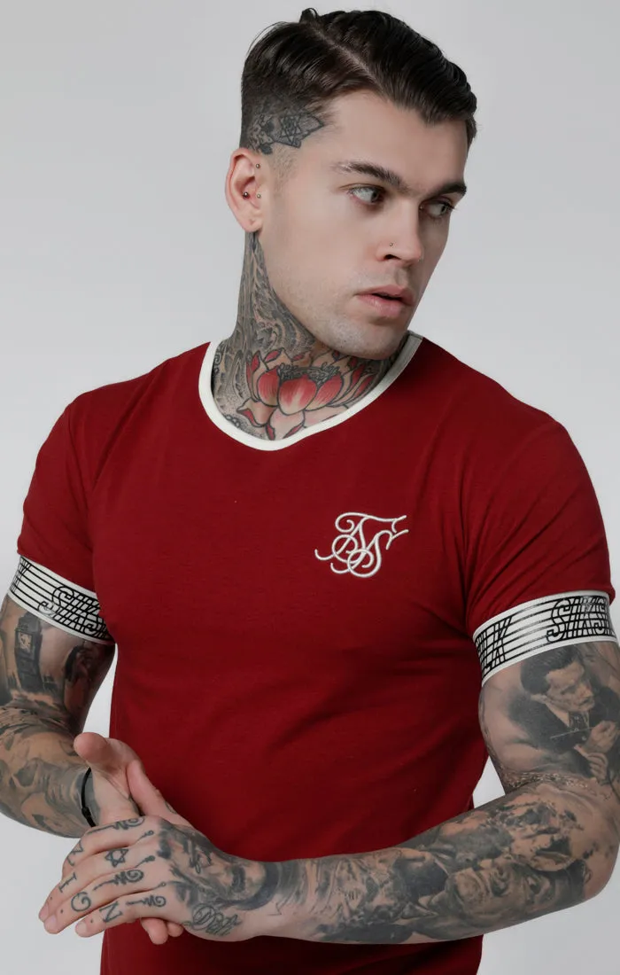SikSilk Runner Cuff Gym Tee - Red sold by Siksilk product image thumbnail 2