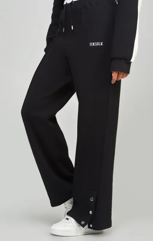 Black Wide Leg Joggers sold by Siksilk