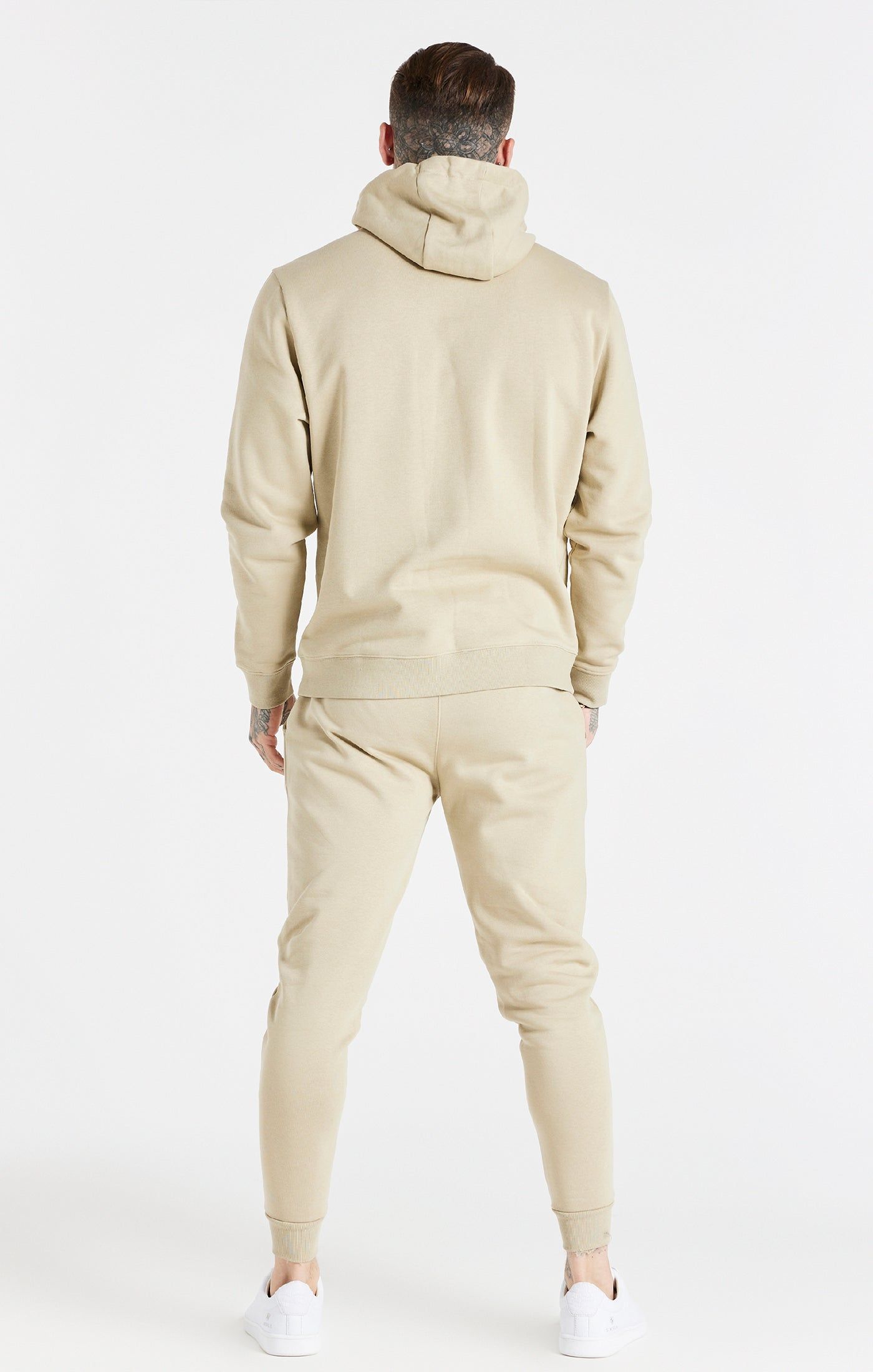 Beige Essential Cuffed Jogger sold by Siksilk product image thumbnail 5