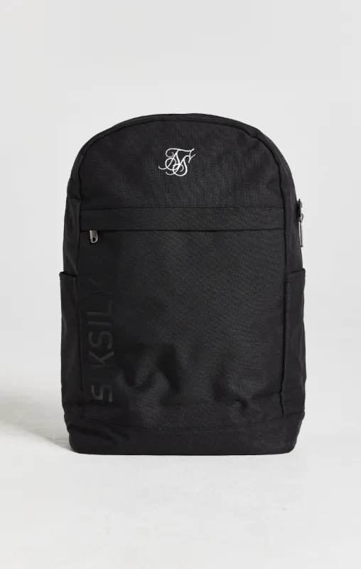 Black Essential Backpack sold by Siksilk