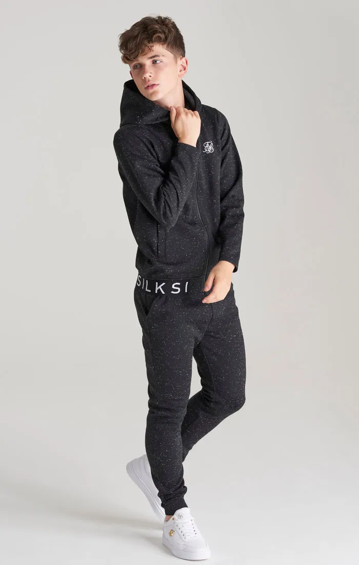 Boys Black Neps Zip Thru Hoodie sold by Siksilk product image thumbnail 5