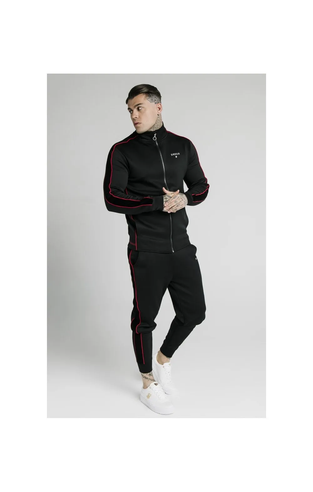SikSilk Imperial Cuffed Jogger - Black sold by Siksilk product image thumbnail 5