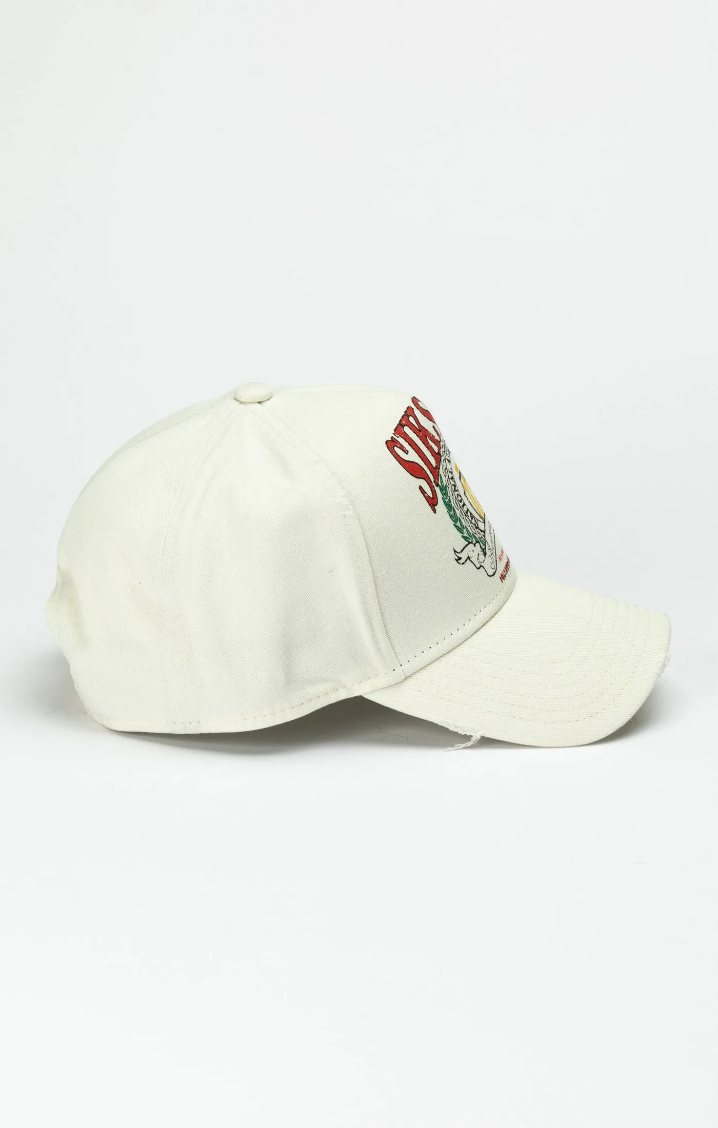 Ecru Varsity Trucker Cap sold by Siksilk product image thumbnail 2