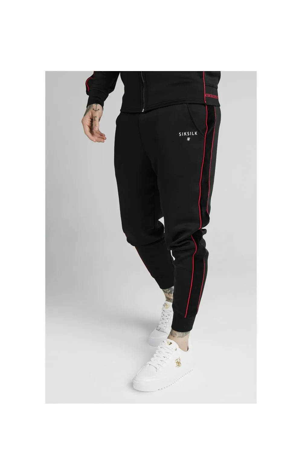 SikSilk Imperial Cuffed Jogger - Black sold by Siksilk product image thumbnail 3