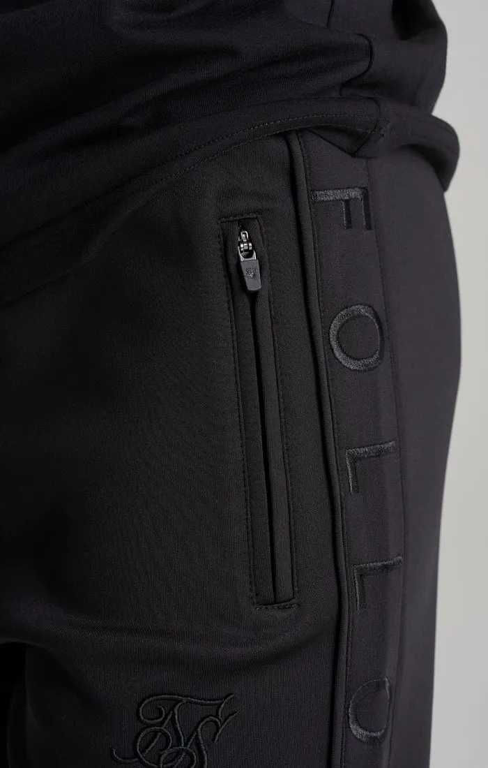 Boys Black Panelled Jogger sold by Siksilk product image thumbnail 3