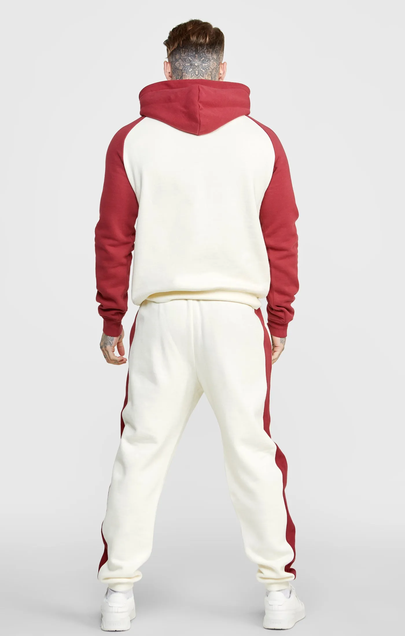 Ecru Relaxed Fit Panelled Jogger sold by Siksilk product image thumbnail 5