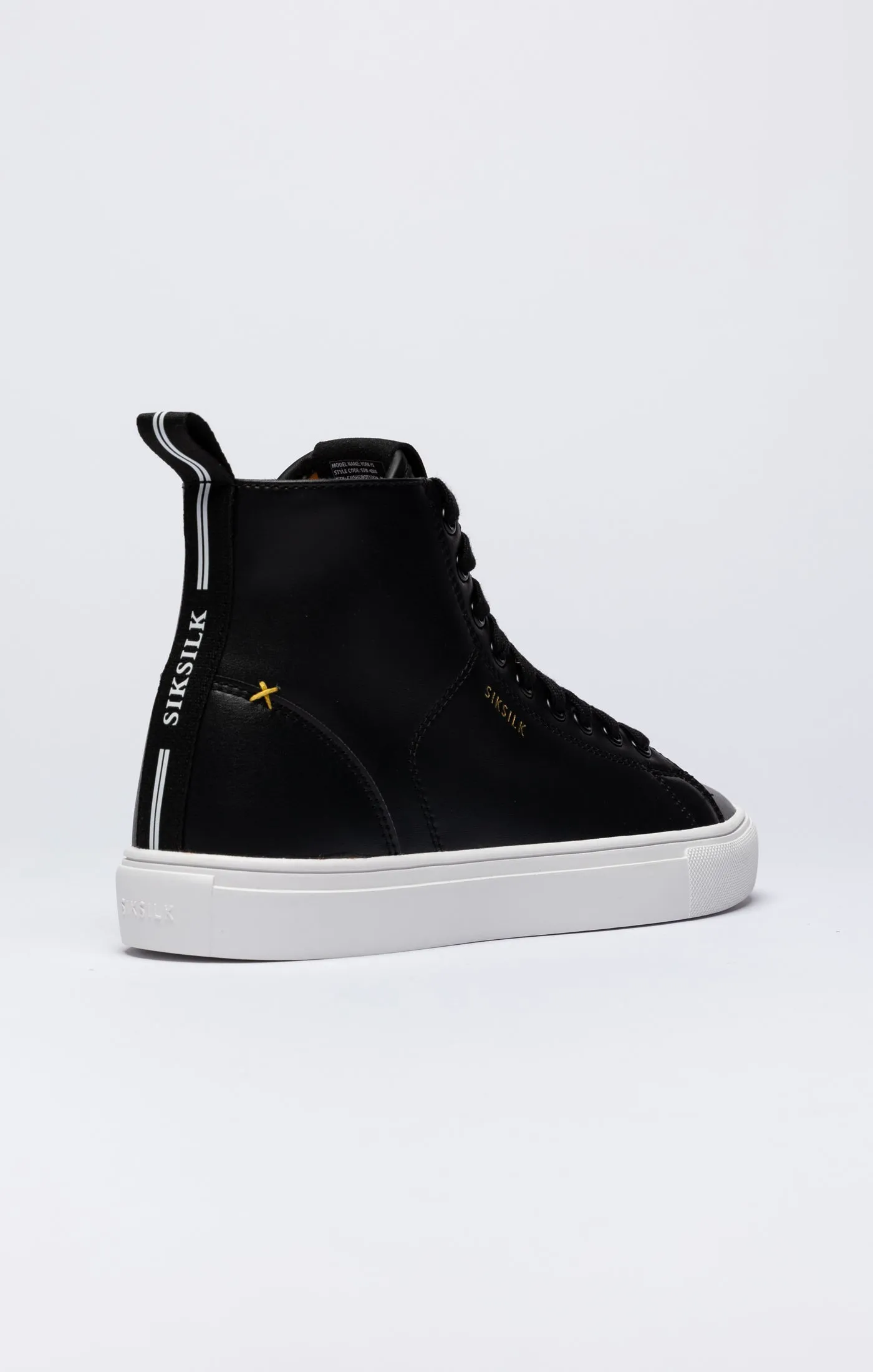 Black Classic High-Top Trainer sold by Siksilk product image thumbnail 2