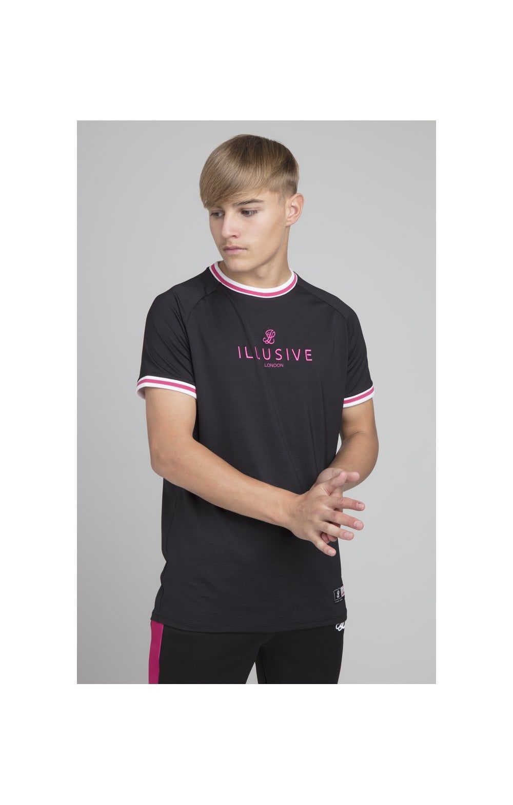 Illusive London Basketball Tee - Black sold by Siksilk