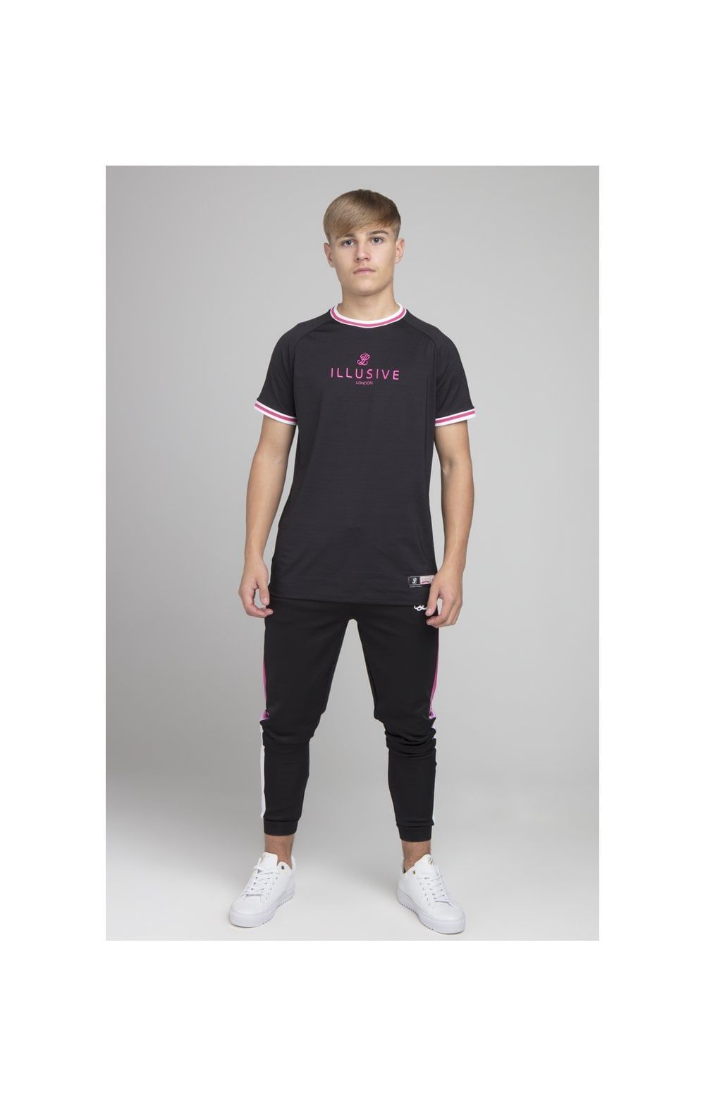 Illusive London Basketball Tee - Black sold by Siksilk product image thumbnail 5