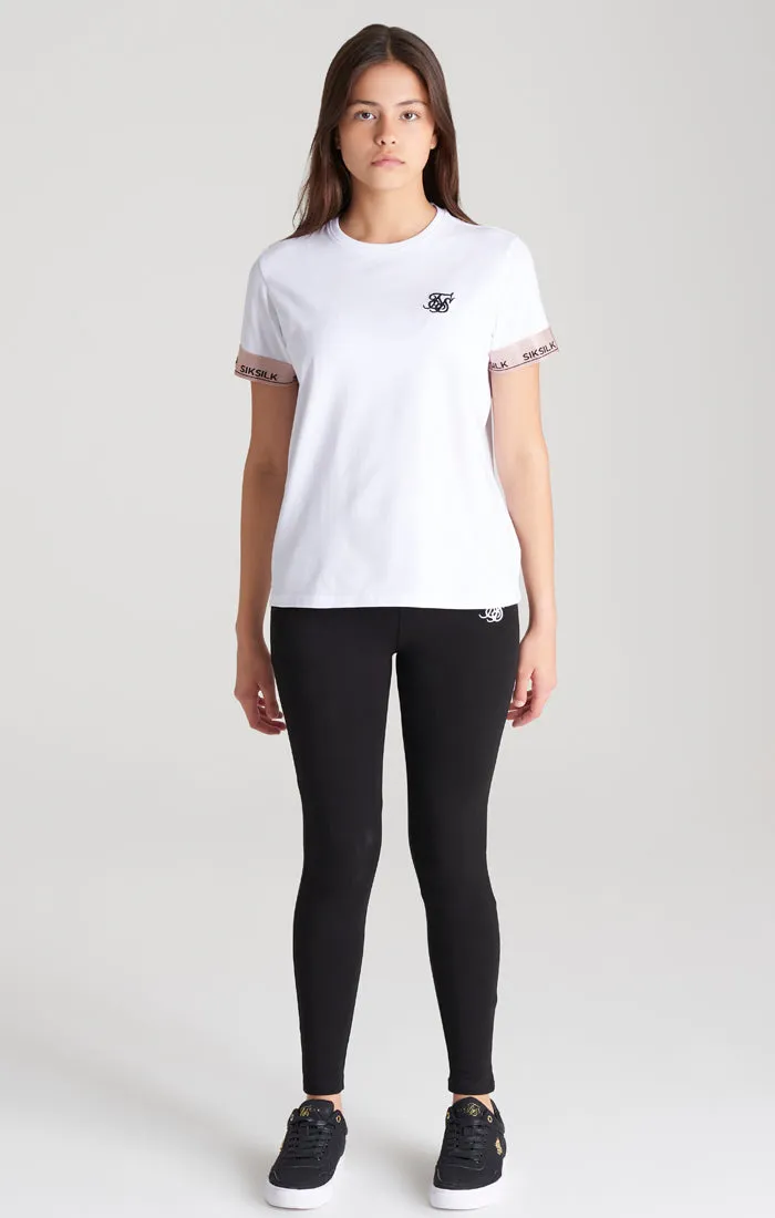 Girls Black Taped Legging sold by Siksilk product image thumbnail 3