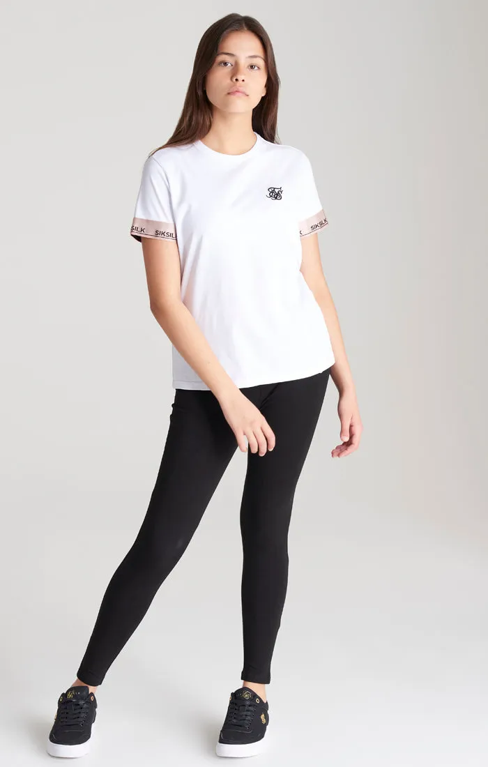 Girls Black Taped Legging sold by Siksilk product image thumbnail 4