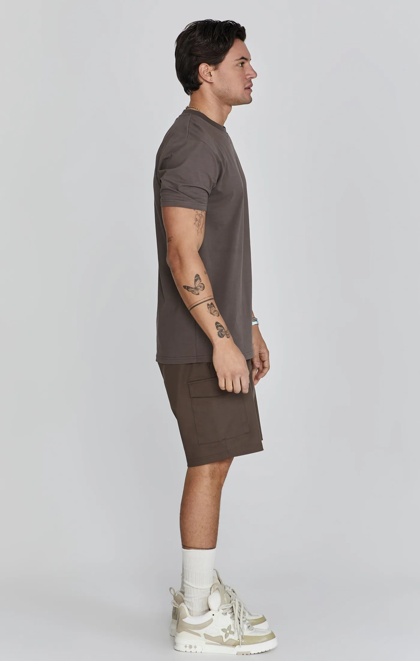 Brown Graphic T-Shirt sold by Siksilk product image thumbnail 2