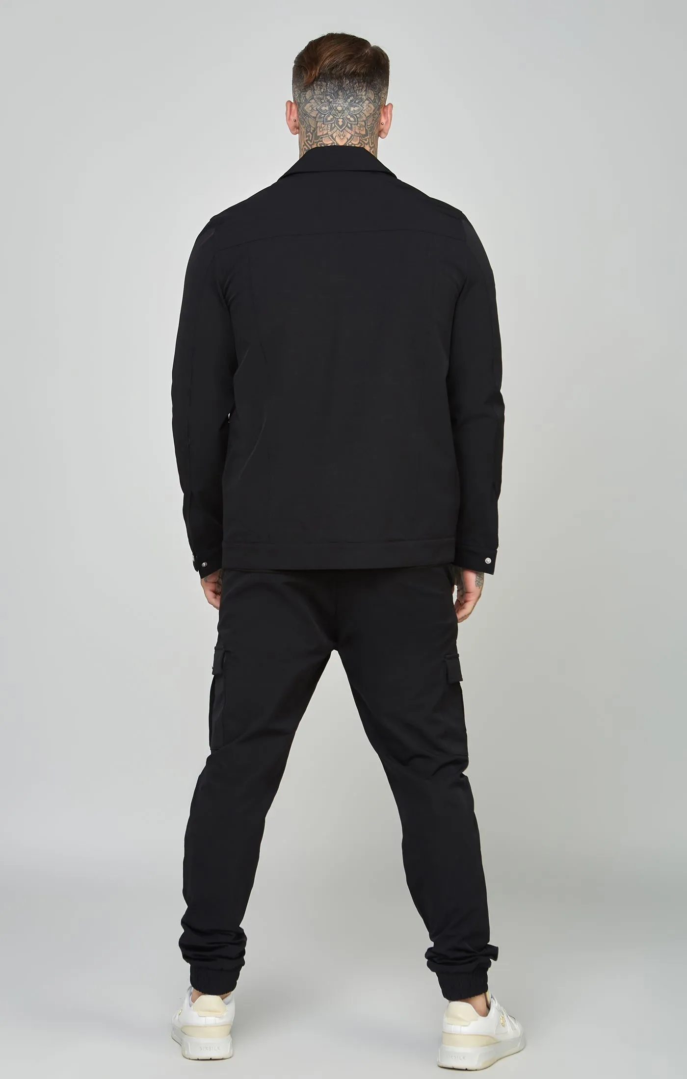 Black Utility Cargo Jogger sold by Siksilk product image thumbnail 5