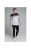 Black Embroidered Muscle Fit T-Shirt sold by Siksilk