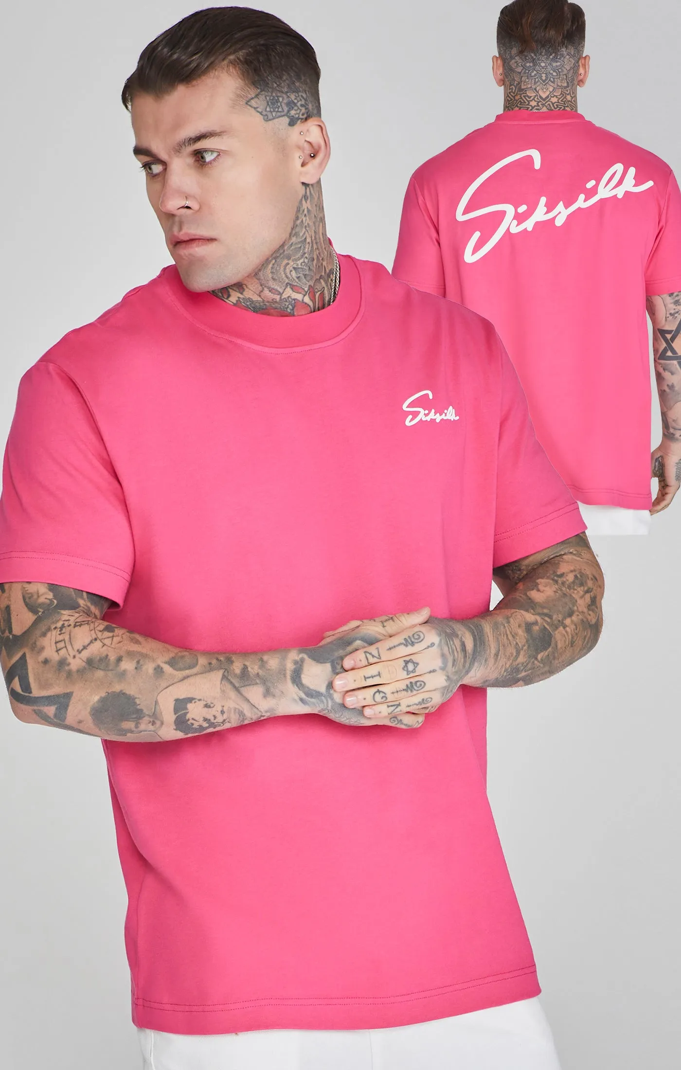 Script T-Shirt sold by Siksilk