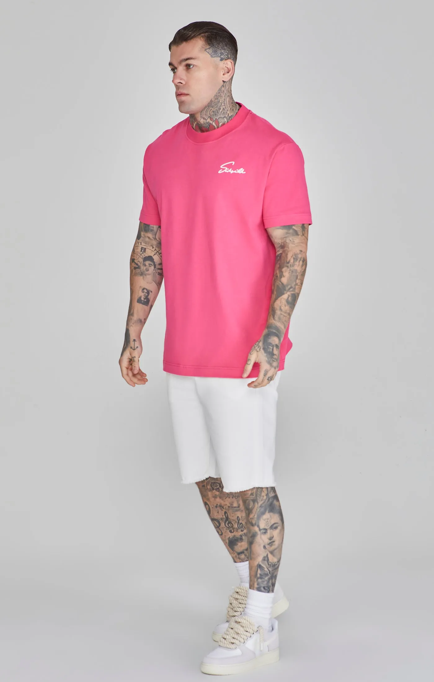 Script T-Shirt sold by Siksilk product image thumbnail 4