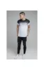 Black Embroidered Muscle Fit T-Shirt sold by Siksilk