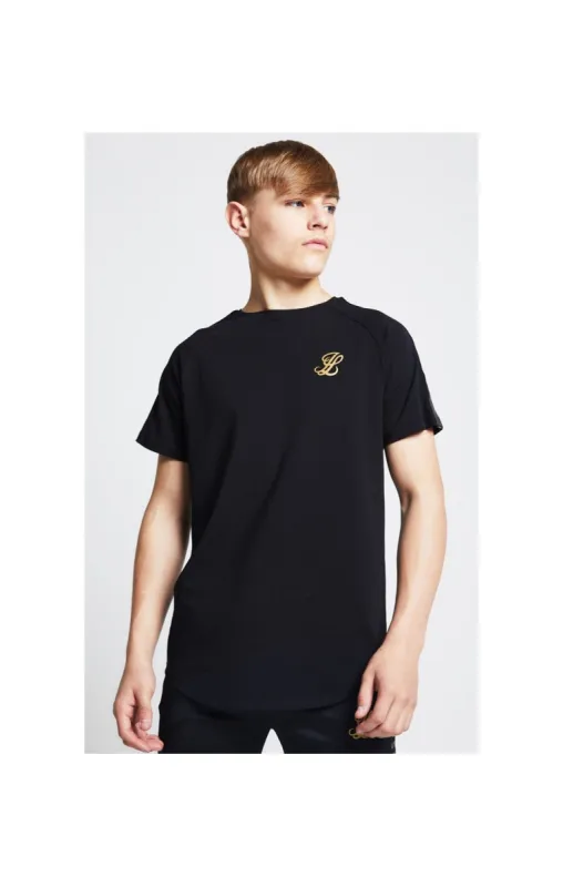 Illusive London Taped Raglan Tee - Black sold by Siksilk
