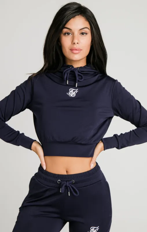 Navy Essential Track Top sold by Siksilk