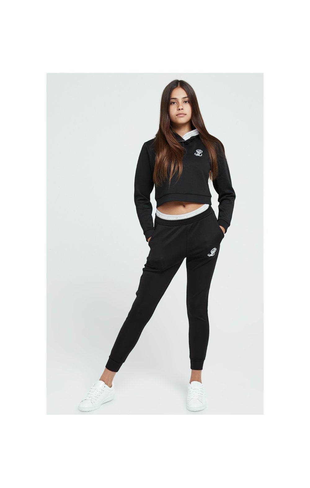 Illusive London Tape Track Pants - Black sold by Siksilk product image thumbnail 7