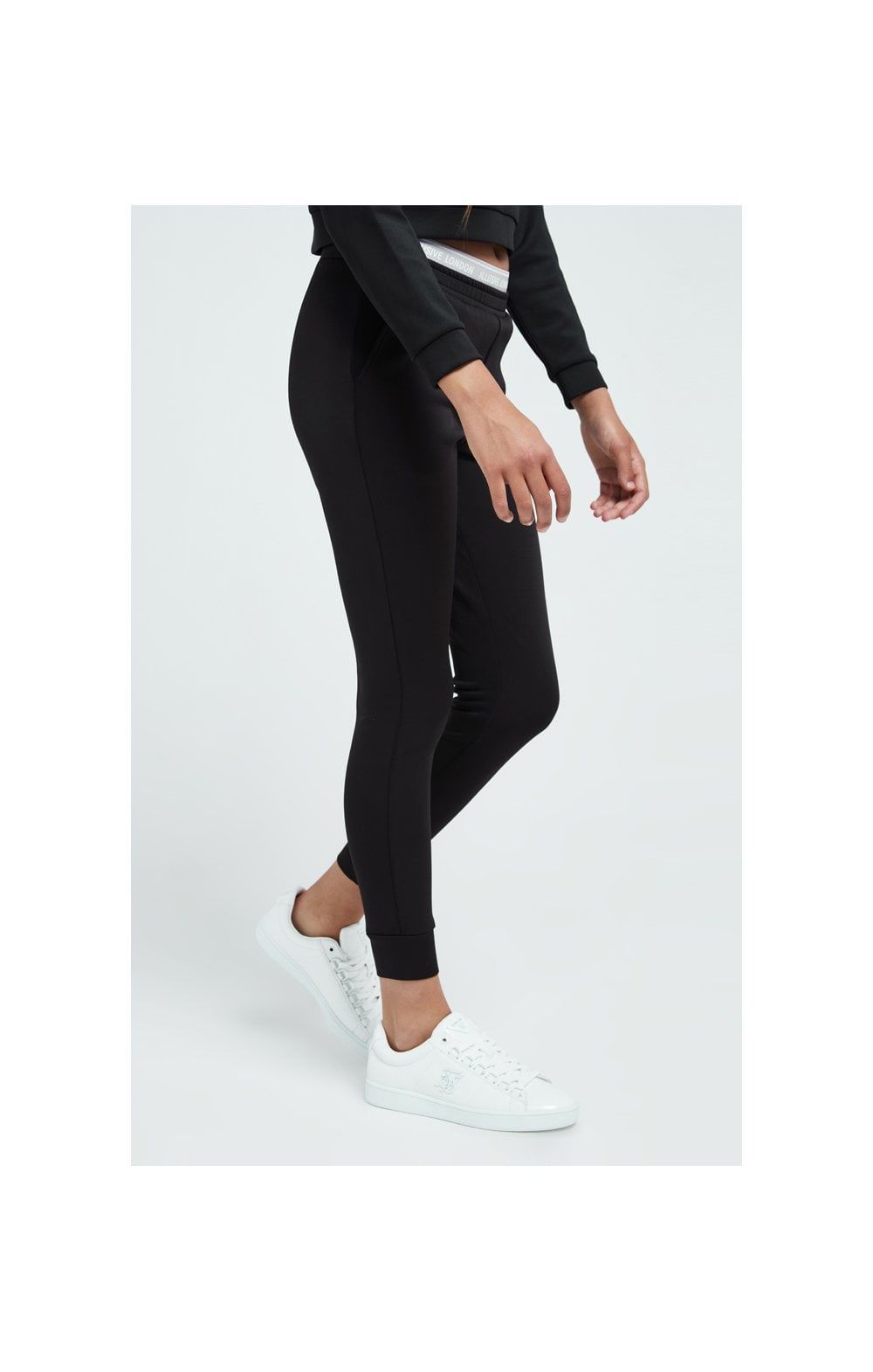 Illusive London Tape Track Pants - Black sold by Siksilk product image thumbnail 4