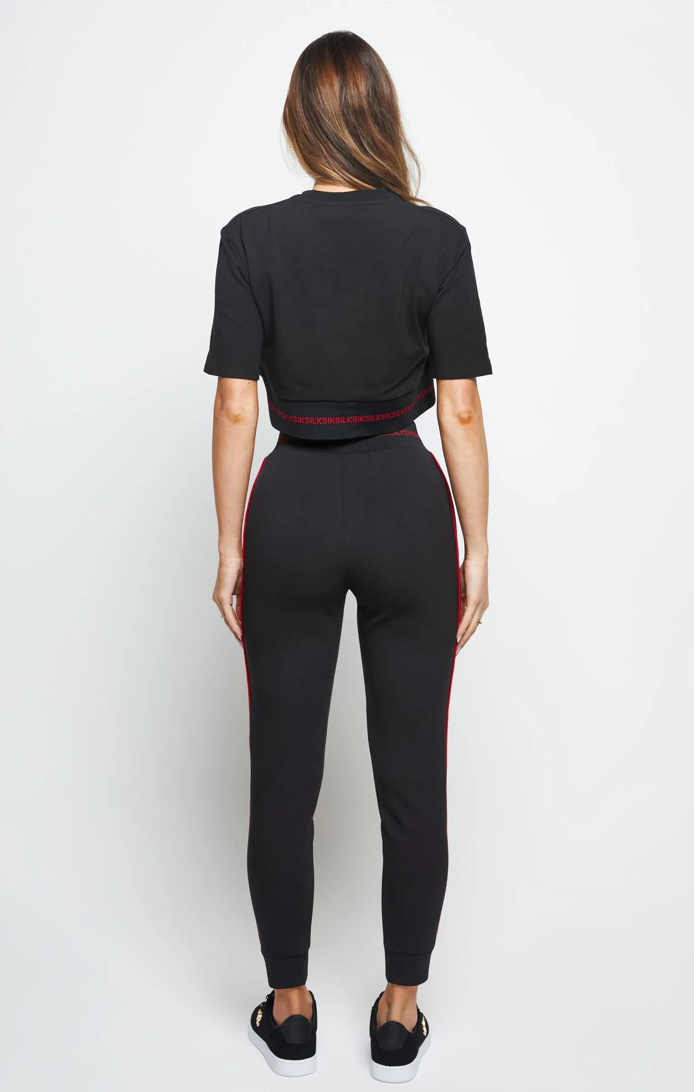 Black Crop T-Shirt sold by Siksilk product image thumbnail 5