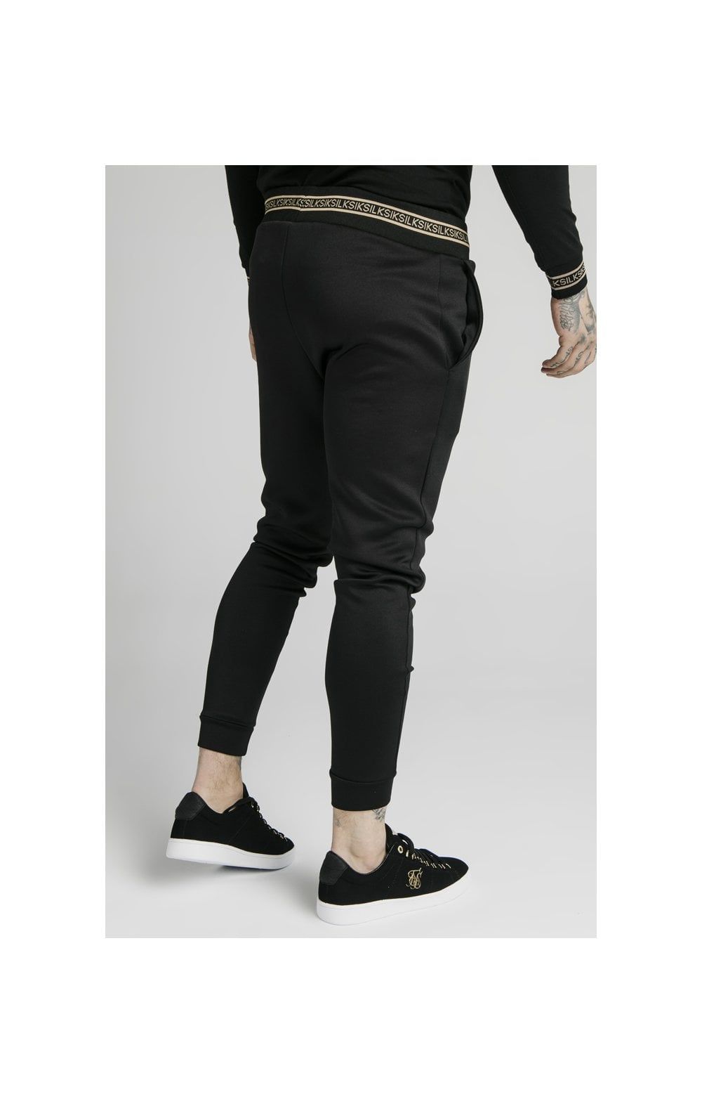 SikSilk Element Muscle Fit Cuff Joggers - Black & Gold sold by Siksilk product image thumbnail 4