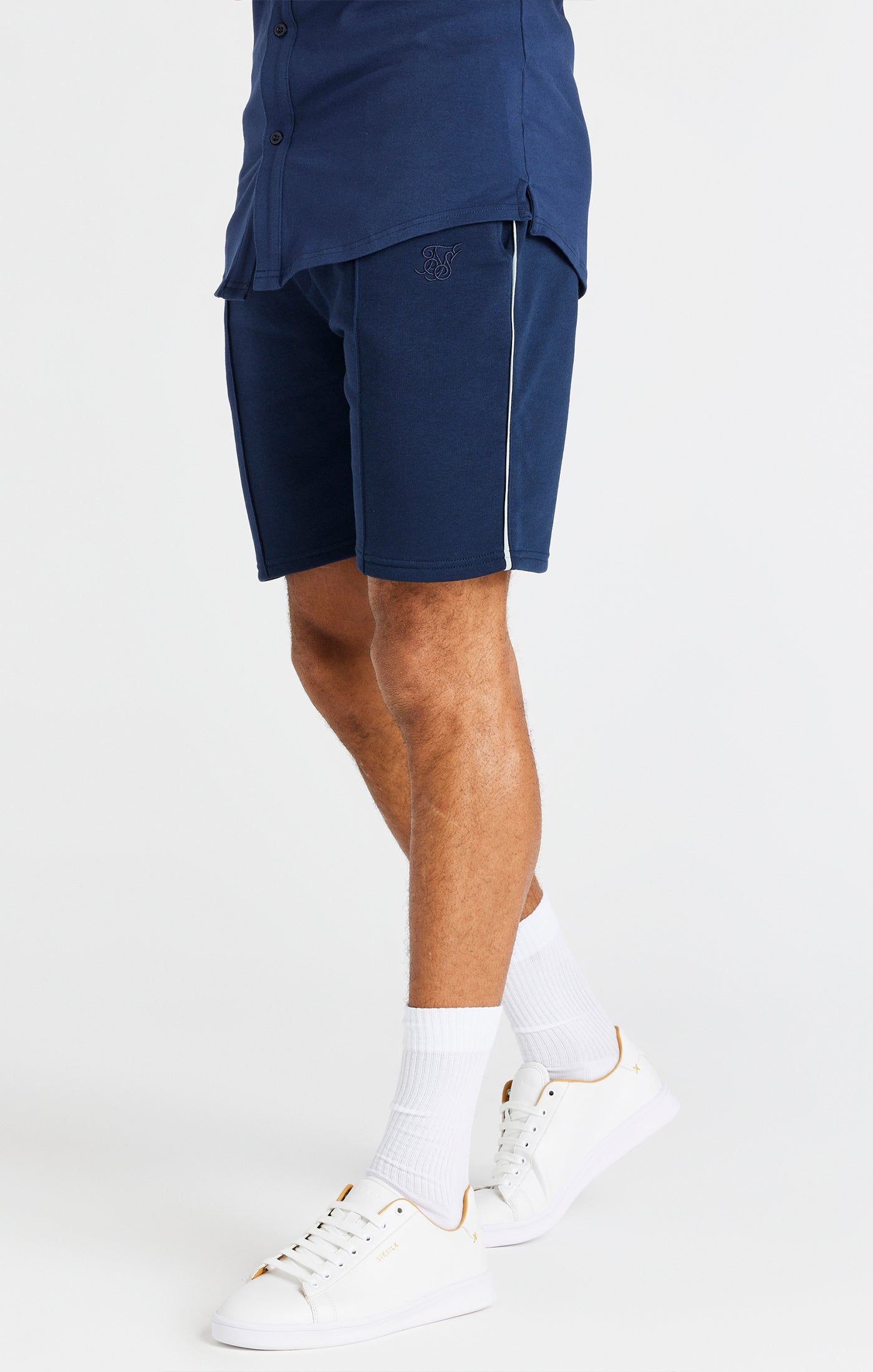 Navy Smart Short sold by Siksilk
