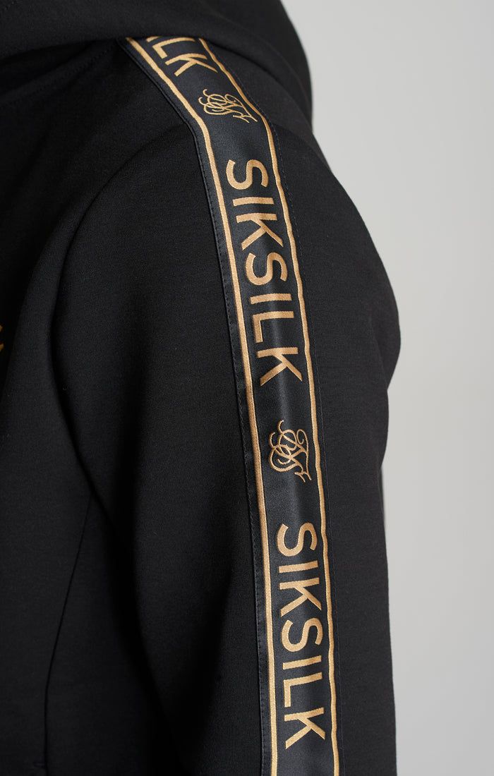 Boys Black Poly Taped Tracksuit sold by Siksilk product image thumbnail 7