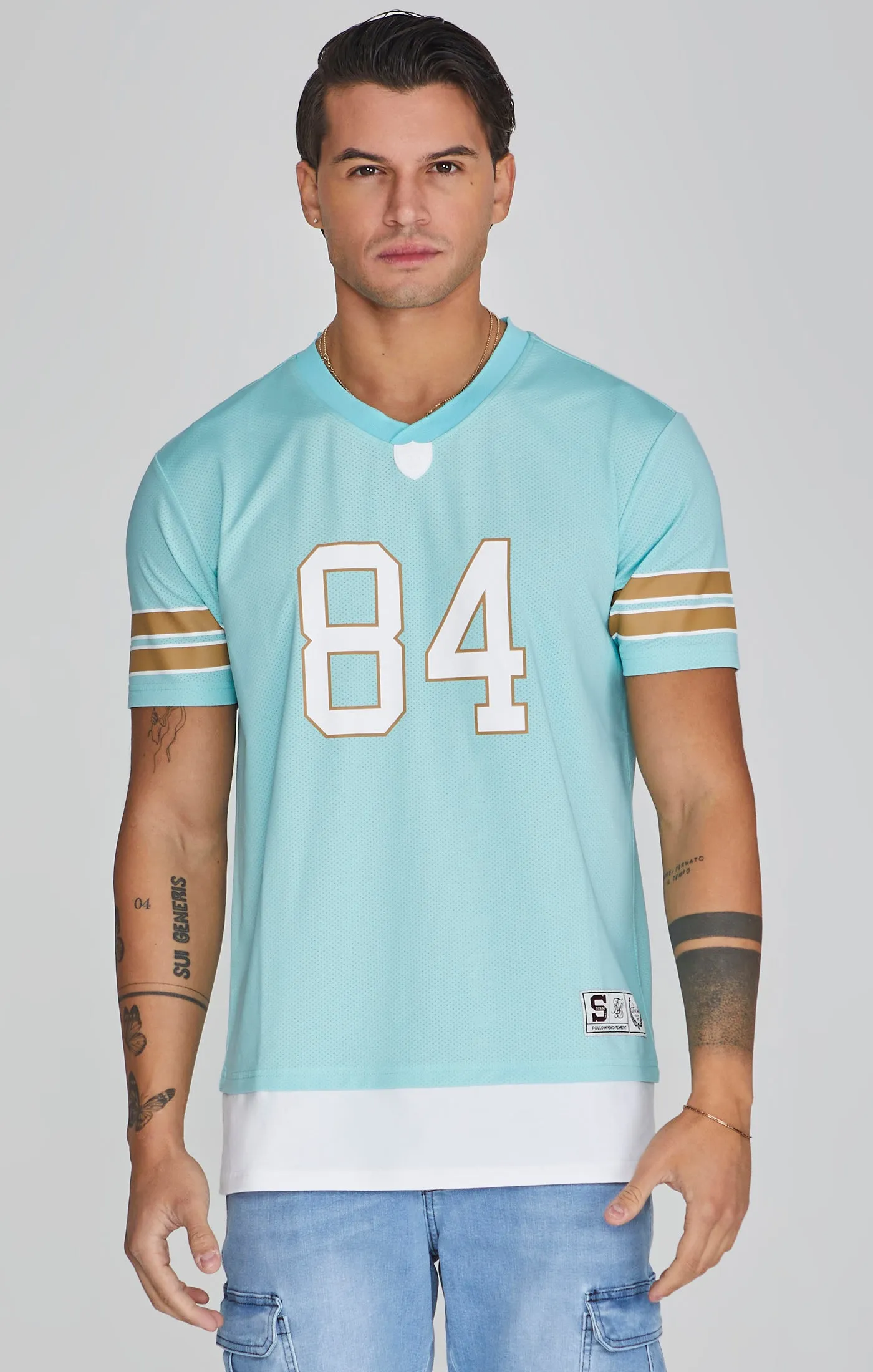 Blue Sports T-Shirt sold by Siksilk