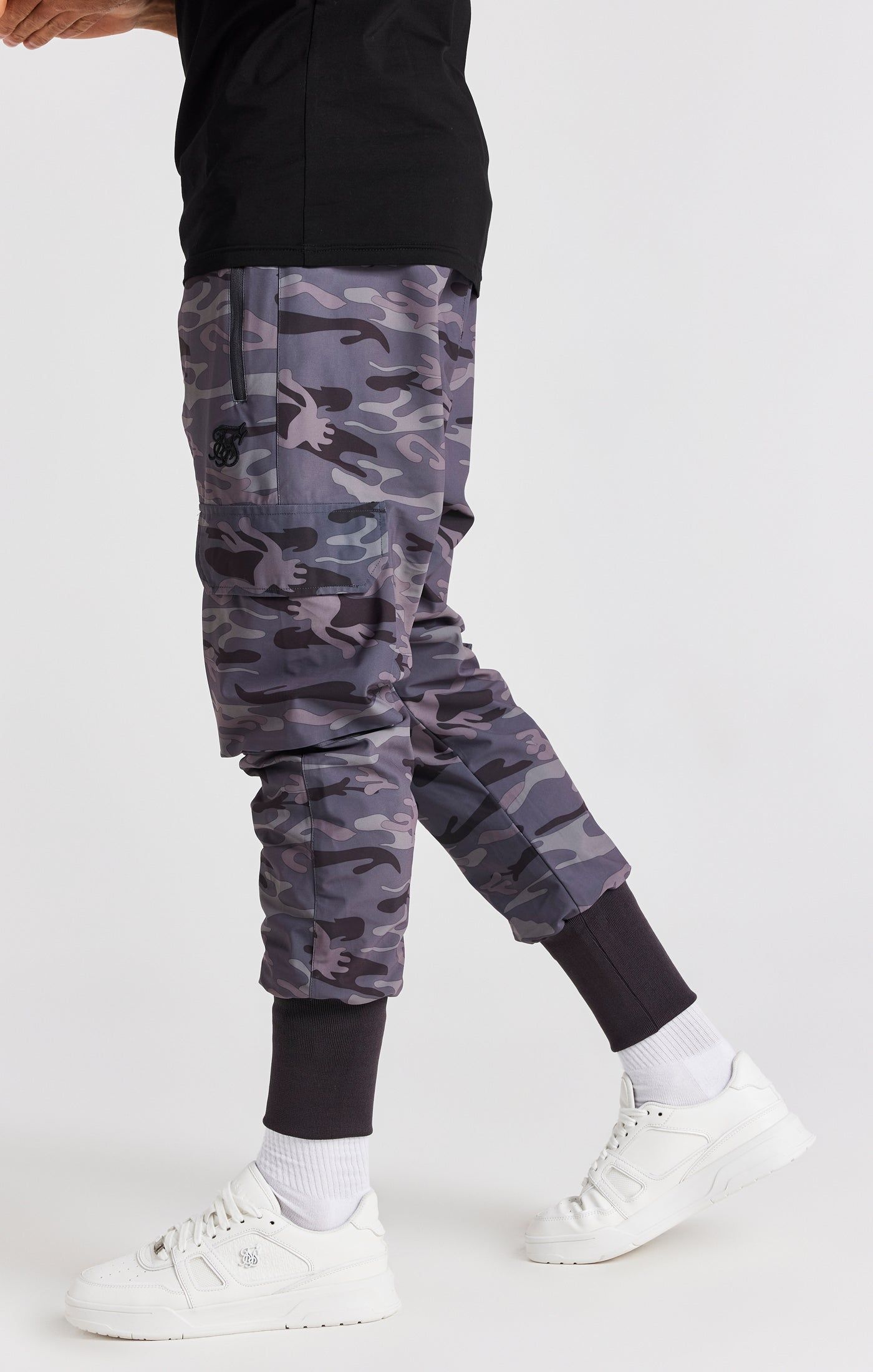 Grey Tech Cargo Pant sold by Siksilk product image thumbnail 2