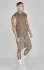 Brown Relaxed Logo Vest sold by Siksilk