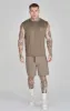 Brown Relaxed Logo Vest sold by Siksilk