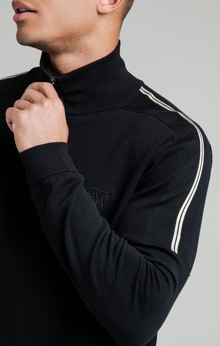 Black Infinity Quarter Zip sold by Siksilk product image thumbnail 5