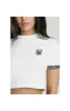 White Essential Crop T-Shirt sold by Siksilk