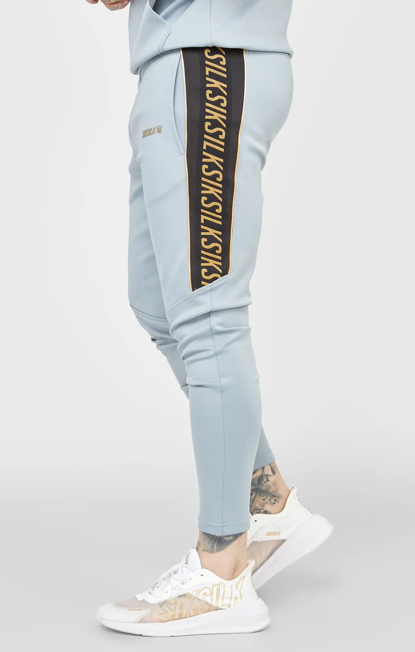 Grey Sports Track Pant sold by Siksilk product image thumbnail 2